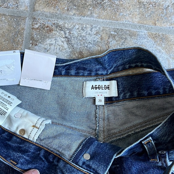 AGolde Broken Waistband Jeans Size 29 NWT - Picture 10 of 16